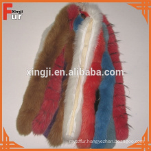 Top Quality Dyed Real Fox Fur Strips